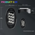 GlowMo 8-Pod Rock Light Underglow Kit � App + Music Sync, Smart Brake, IP68 Waterproof