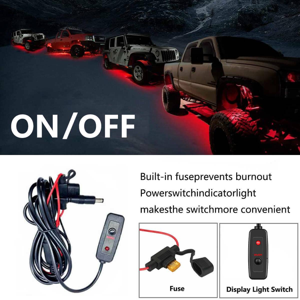 GlowMo 6-Pod Underglow Kit