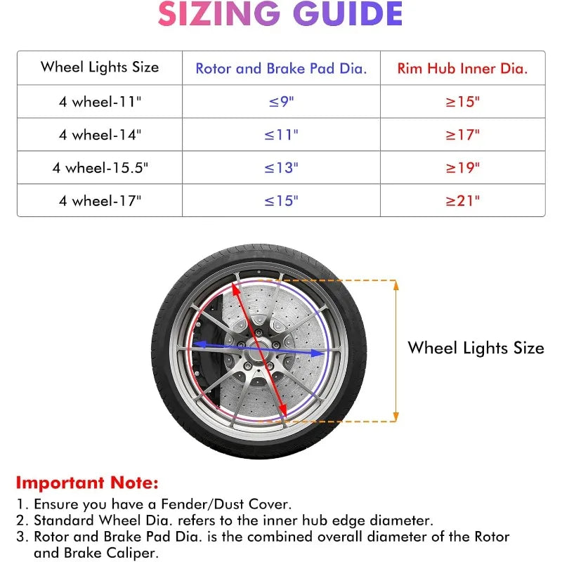 GlowMo Double Row Wheel Halo Kit