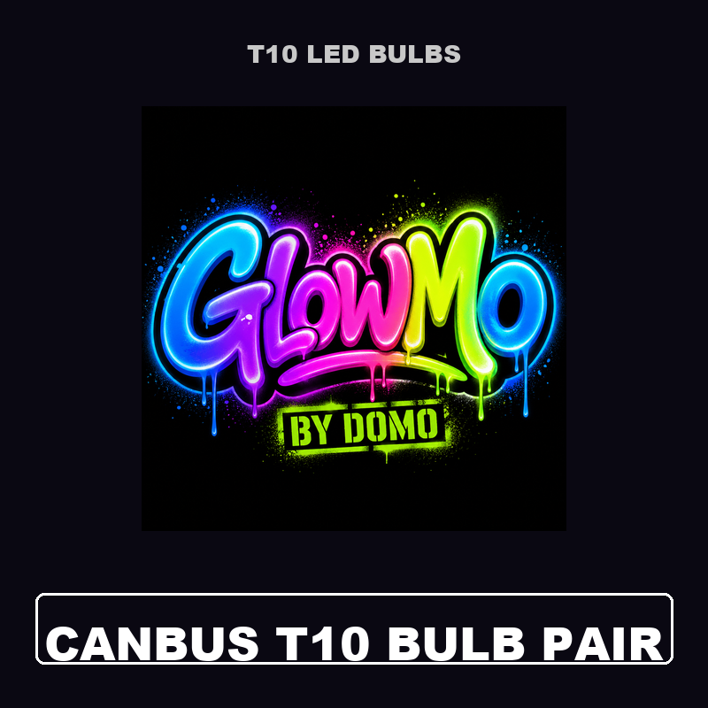 GlowMo Canbus T10 LED Bulb Pair