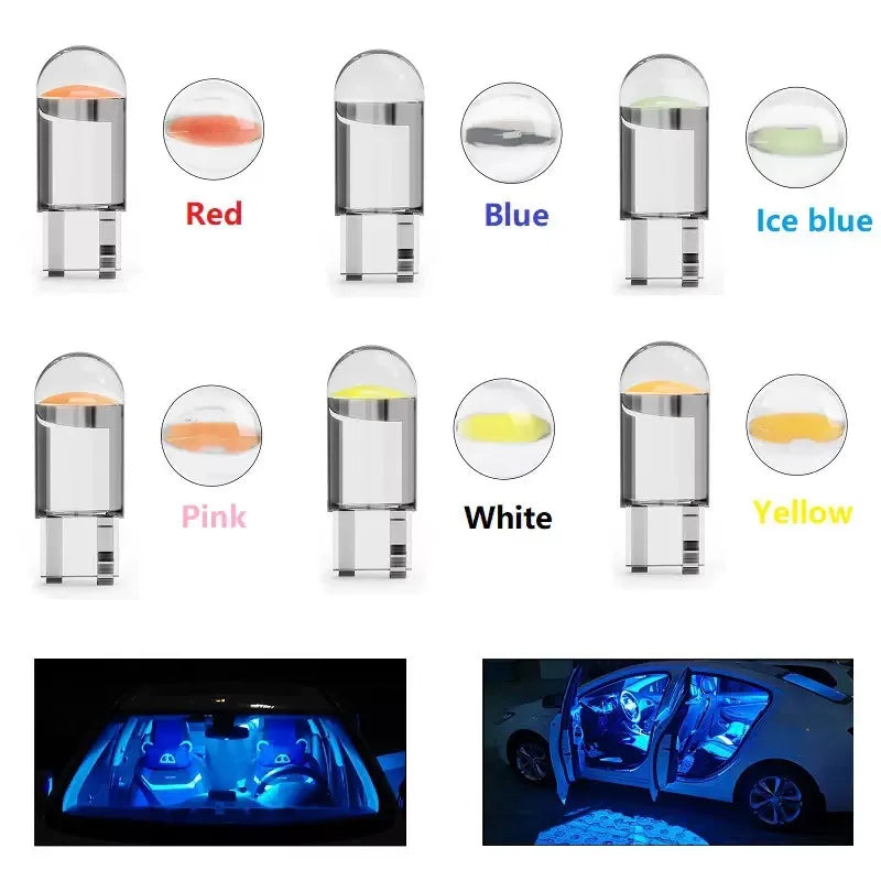 GlowMo 10-Pack T10 LED Bulbs