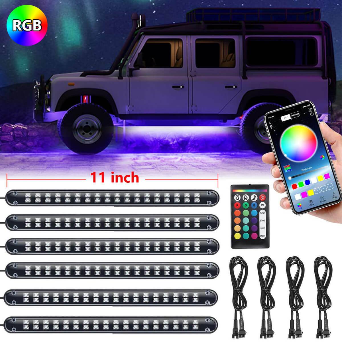 GlowMo 6-Pod Underglow Kit