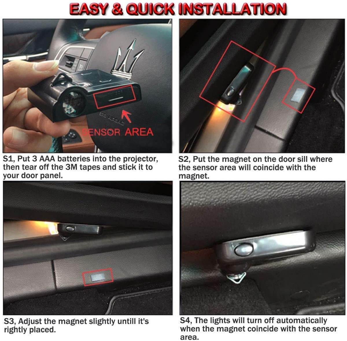 GlowMo Ghost Light Door Projector