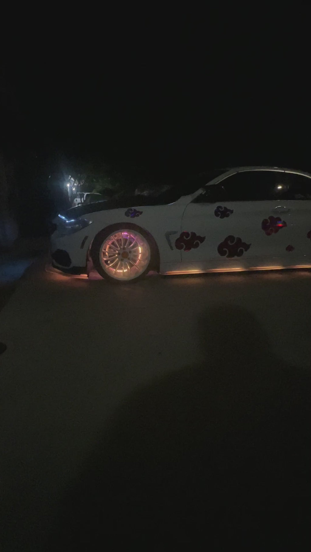 GlowMo Wheel Halo Kit - night ride showcase